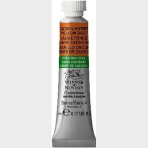 Winsor & Newton - Akvarelfarve - Cadmium Free Yellow Deep 5 Ml