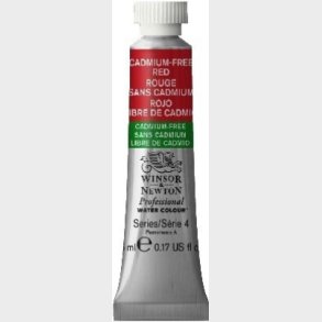Winsor & Newton - Akvarelfarve - Cadmium Free Red 5 Ml