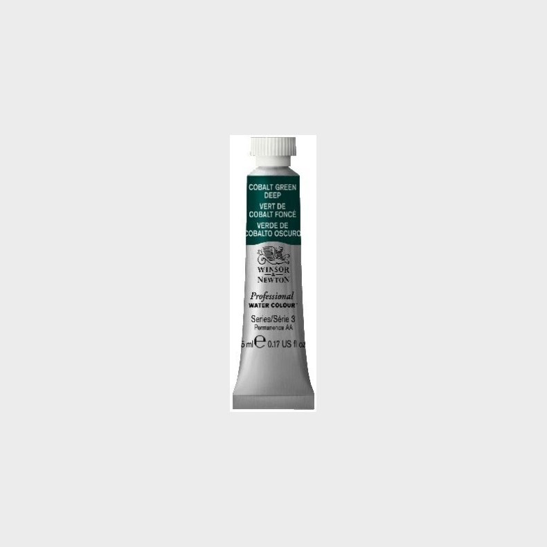 Winsor &amp; Newton - Akvarelfarve - Cobalt Green Deep 5 Ml