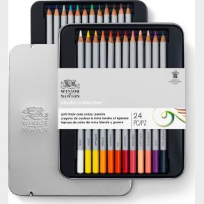 Winsor & Newton - Farveblyanter - Studio Collection - 24 Farver
