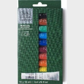 Winsor & Newton - Winton Oil Colour - Oliemaling St - 10x12ml
