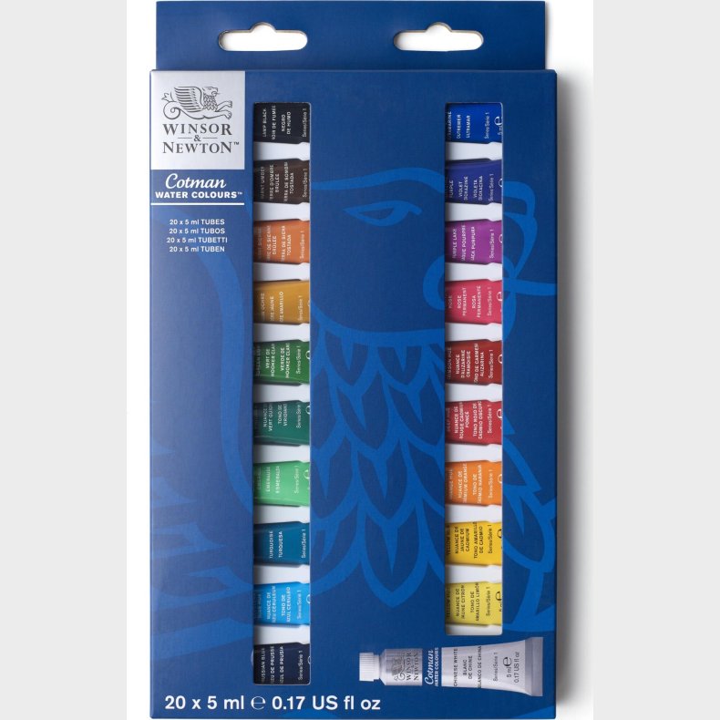 Winsor &amp; Newton - Akvarelst - Cotman - 20x5 Ml
