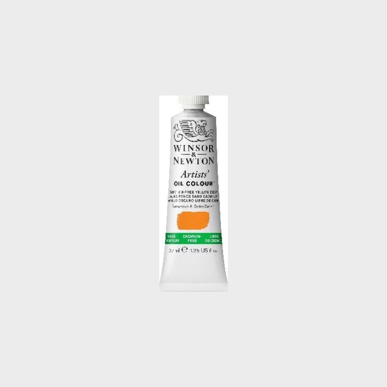 Winsor &amp; Newton - Oliemaling - Artists - Cadmium-free Yellow Deep 37 Ml