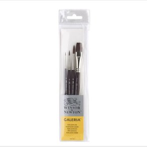 Winsor & Newton - Galeria Brush Short Handle - Malerpensler 3 Stk