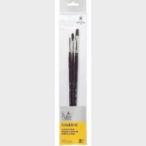 Winsor & Newton - Galeria Brush Long Handle - Malerpensler 3 Stk