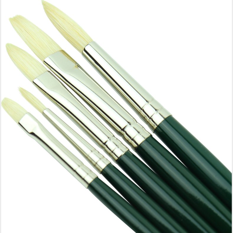 Winsor &amp; Newton - Winton Brush Long Handle - Malerpensler 5 Stk