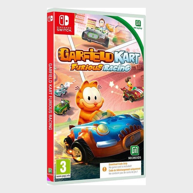 Garfield Kart Furious Racing (code In A Box) - Nintendo Switch