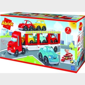 Biltransporter Legetj - Inkl. 6 Biler - Ecoiffier Abrick