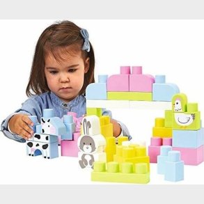 Ecoiffier Abrick Maxi - Bondegrd - Kasse Med 50 Klodser - 7880