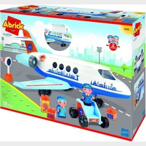 Flyvemaskine Legetj Med Figurer - Ecoiffier Abrick