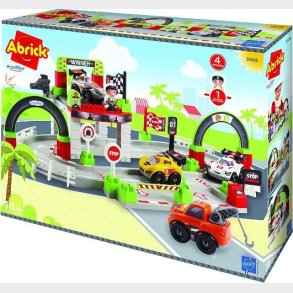 Racerbane Legetj Inkl. 4 Biler Og Figur - Ecoiffier Abrick