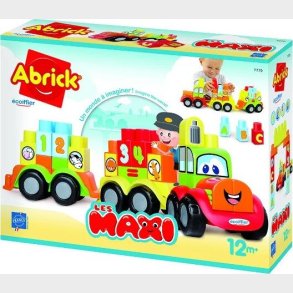 Legetjs Tog Med Klodser - Ecoiffier Abrick Maxi