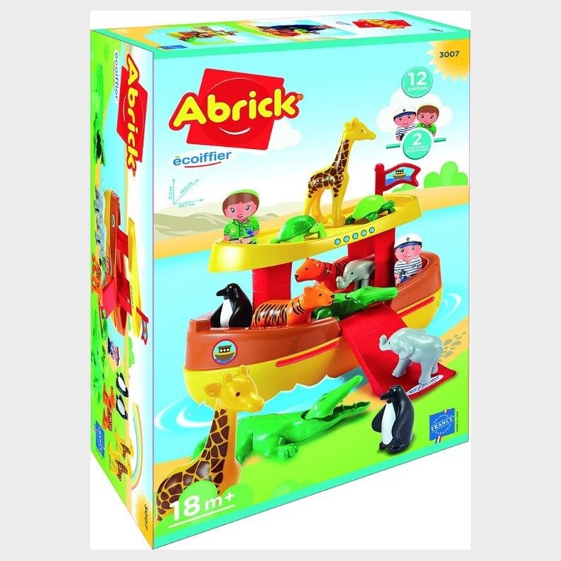 Noahs Ark Legetj Med Figurer - Ecoiffier Abrick - 3007
