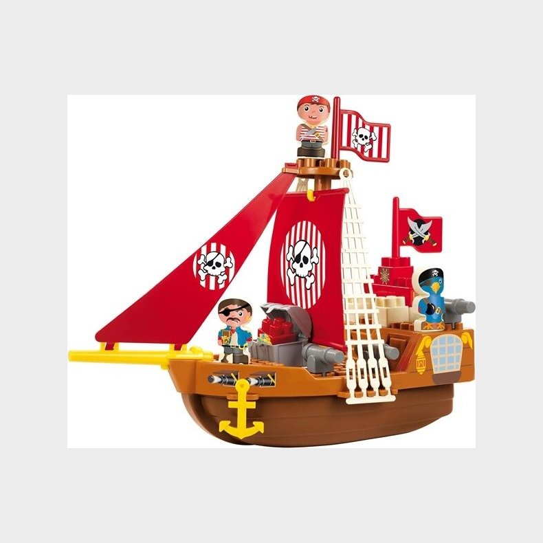 Piratskib Legetj Med Figurer - Ecoiffier Abrick