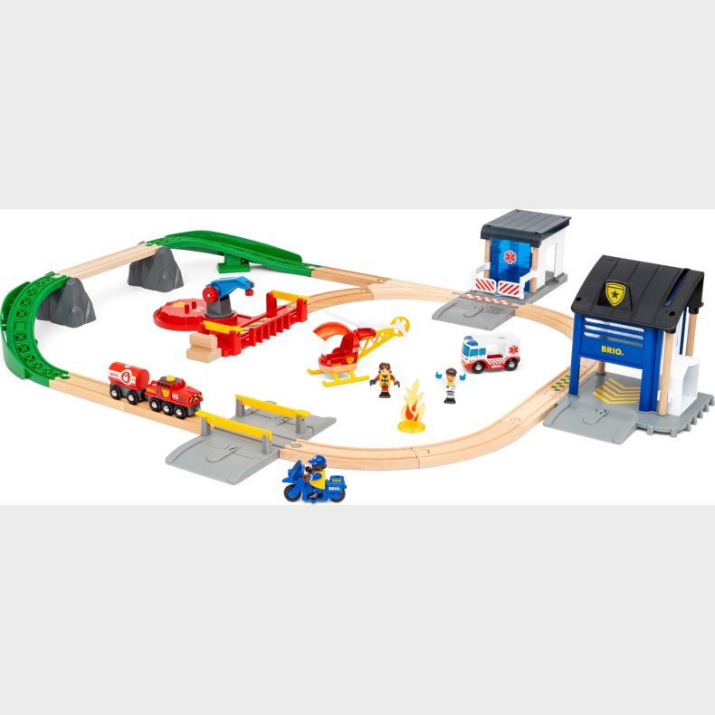 Brio Rescue - Togst Med Redningshold - 36025