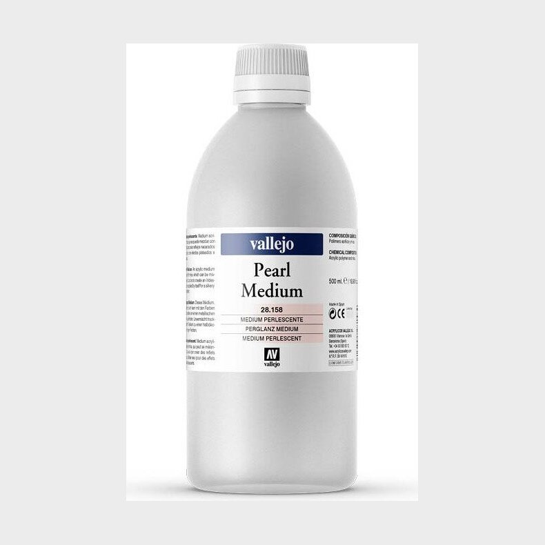Vallejo - Pearl Medium 500 Ml - Akryl Medium