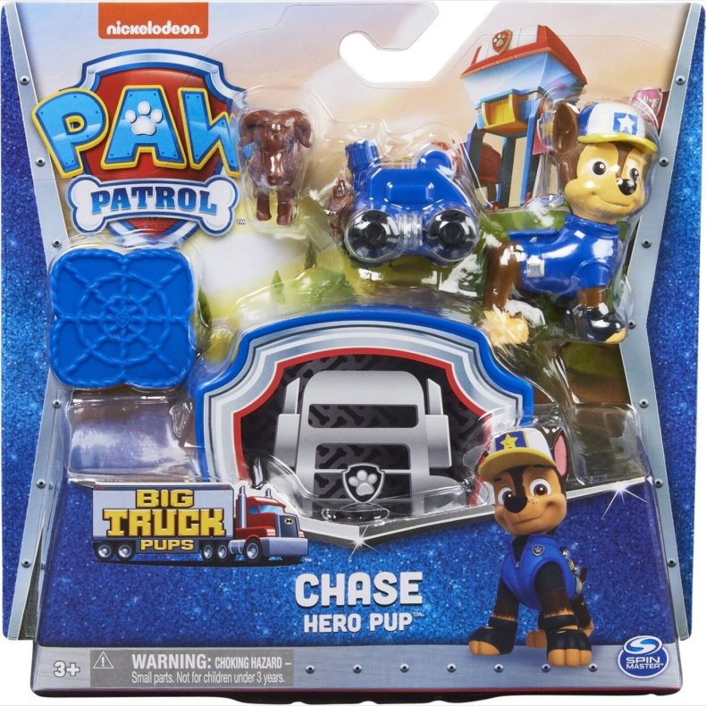 Paw Patrol - Chase Figur Med Tilbehr - Hero Pups
