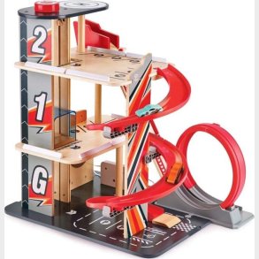 Hape - Parkeringshus - Stunt Garage - 59 Cm