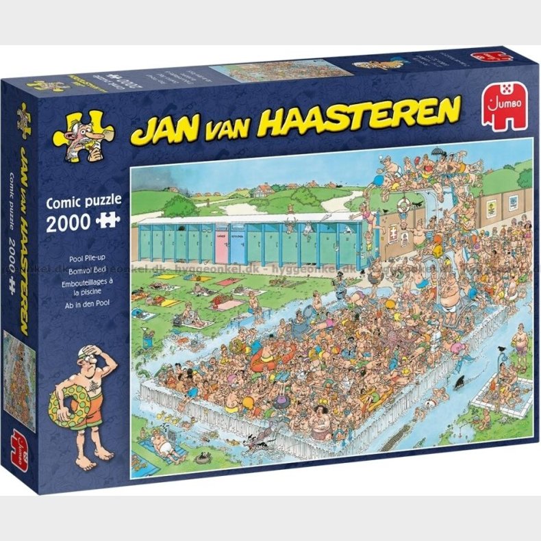 Jan Van Haasteren Puslespil - Pool - 2000 Brikker