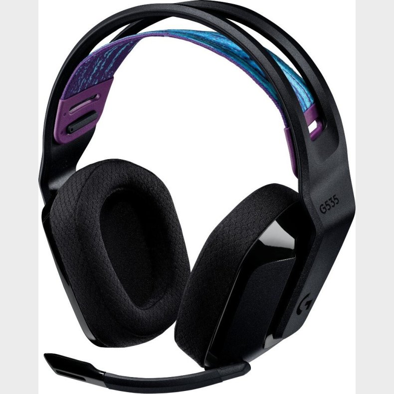 Logitech G535 - Lightspeed Gaming Headset - Trdls - Sort