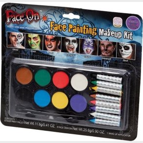 Ansigtsmaling St Til Brn - 8 Farver