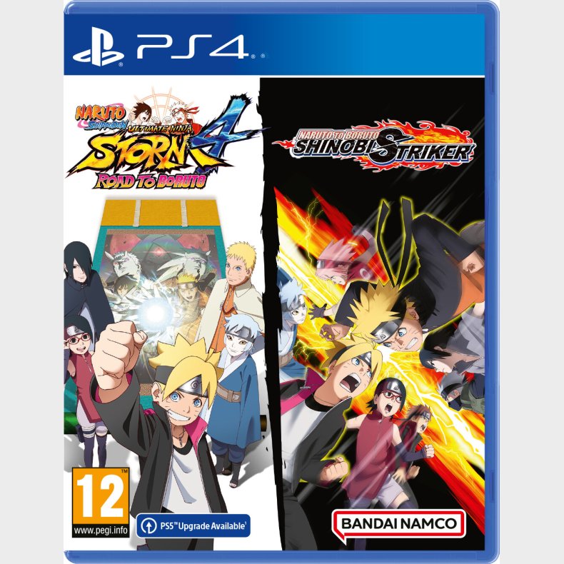 Naruto Shippuden Ultimate Ninja Storm 4, Road To Boruto + Naruto To Boruto Shinobi Striker - PS4