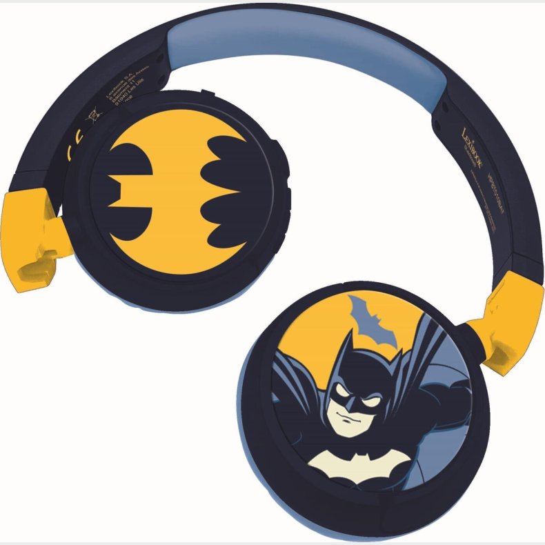 Bluetooth Hovedtelefoner Til Brn - Batman - Foldbare - 85 Db - Lexibook