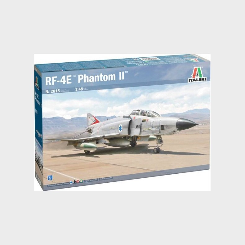 Italeri - Rf-4e Phantom Ii Fly Byggest - 1:48 - 2818