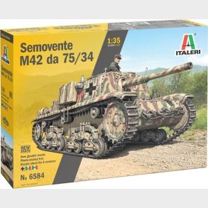 Italeri - Semovente M42 75/34 Tank Byggest - 1:35 - 6584