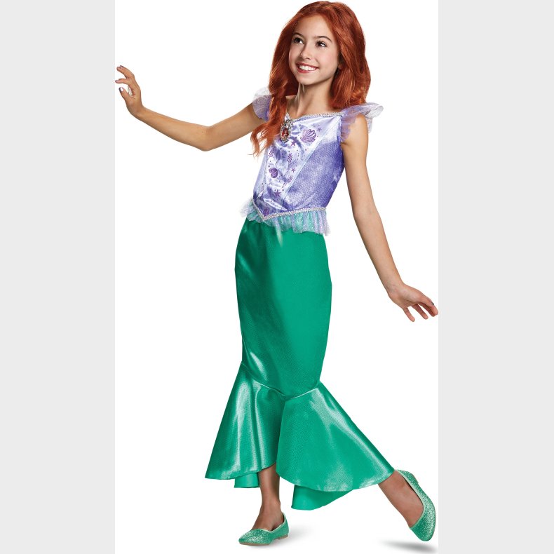 Ariel Kostume Til Brn - Den Lille Havfrue - 104 Cm