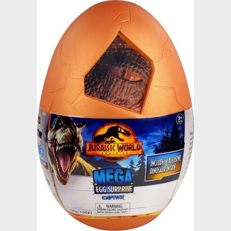 Jurassic World - Dinosaur g Legetj - Mega Egg Surprise