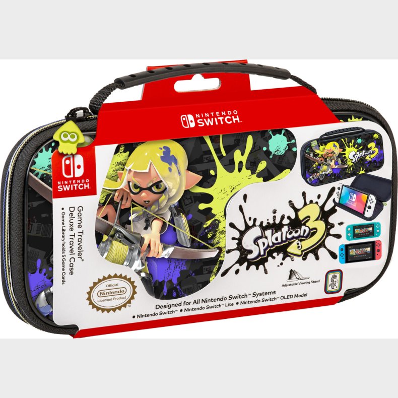 Nintendo Switch Deluxe Travel Case - Rejsetaske - Splatoon