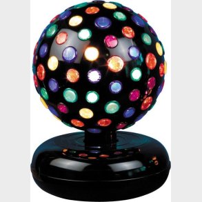 Diskokugle Med Farvet Lys Til Brn - Roterende - 25 Cm