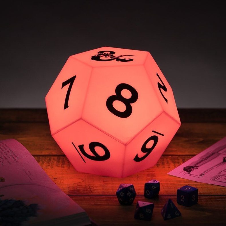 Dungeons &amp; Dragons 3d Lampe - D12