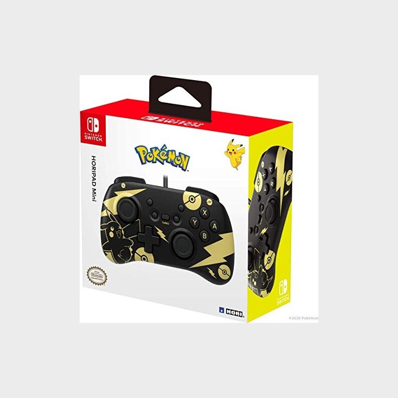 Hori - Nintendo Switch Horipad Mini Controller - Pokmon - Sort Guld