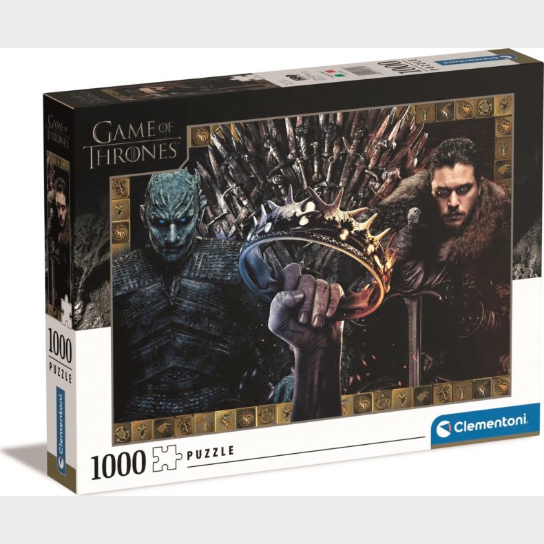 Game Of Thrones Puslespil - 1000 Brikker - Clementoni