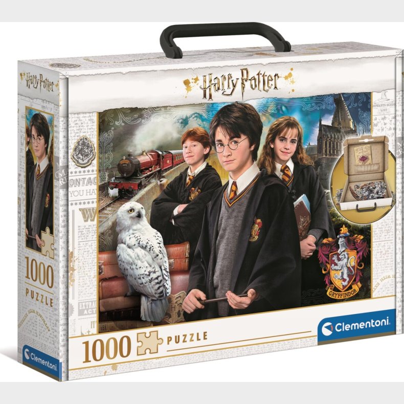 Harry Potter Puslespil I Kuffert - 1000 Brikker - Clementoni