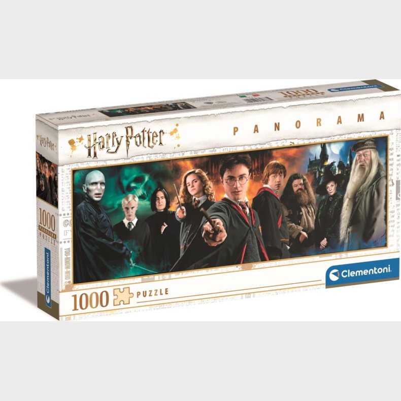 Harry Potter Puslespil - Panorama - 1000 Brikker - Clementoni