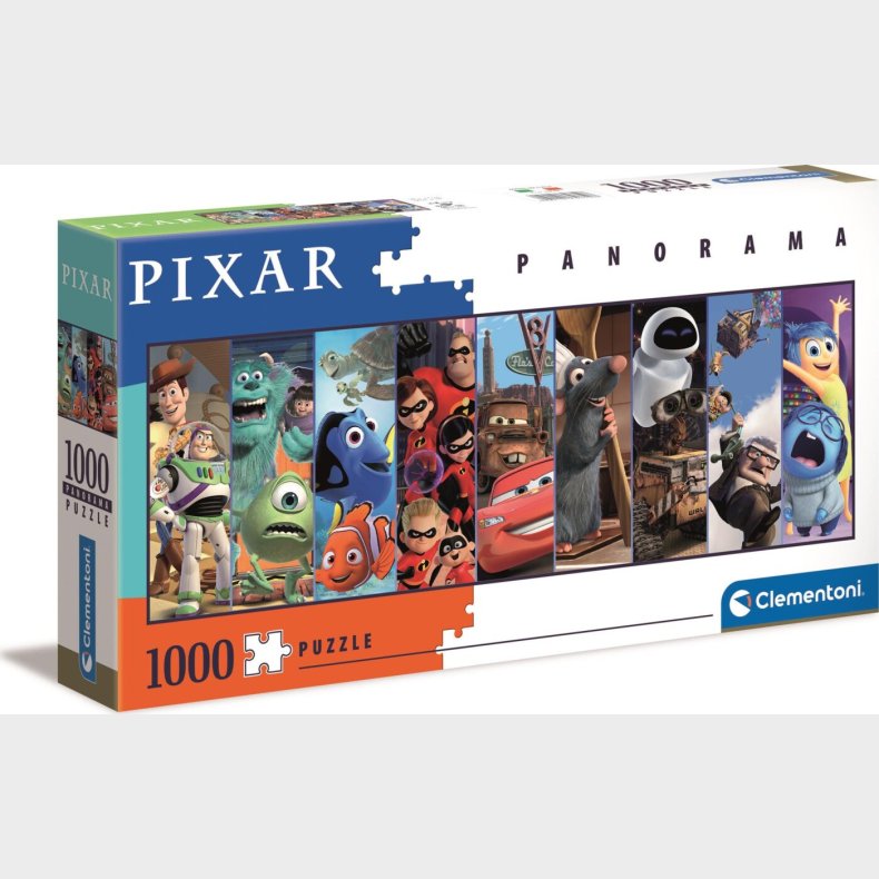 Clementoni Puslespil - Disney Pixar - Panorama - 1000 Brikker