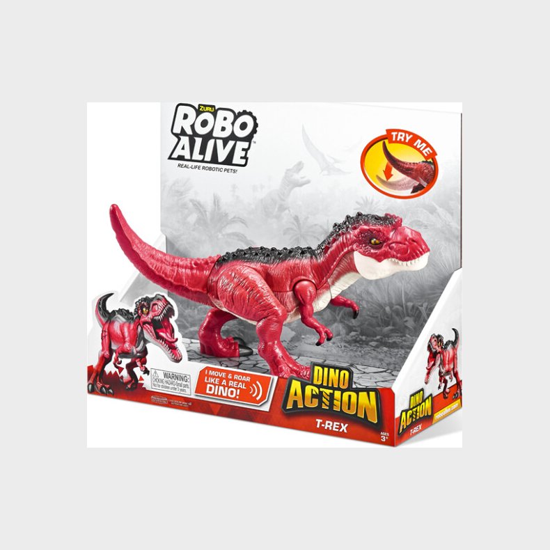 Zuru Robo Alive - T-rex Interaktiv Dinosaur Figur - Dino Action - Series 1