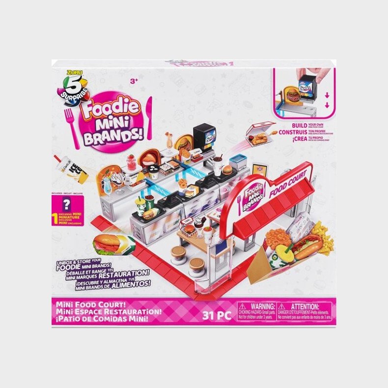 Zuru 5 Surprise - Mini Brands Foodie Supermarked Legest - 31 Dele