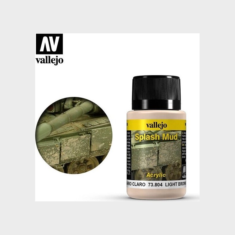 Vallejo - Splash Mud - Light Brown 40 Ml