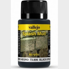 Vallejo - Splash Mud - Black 40 Ml