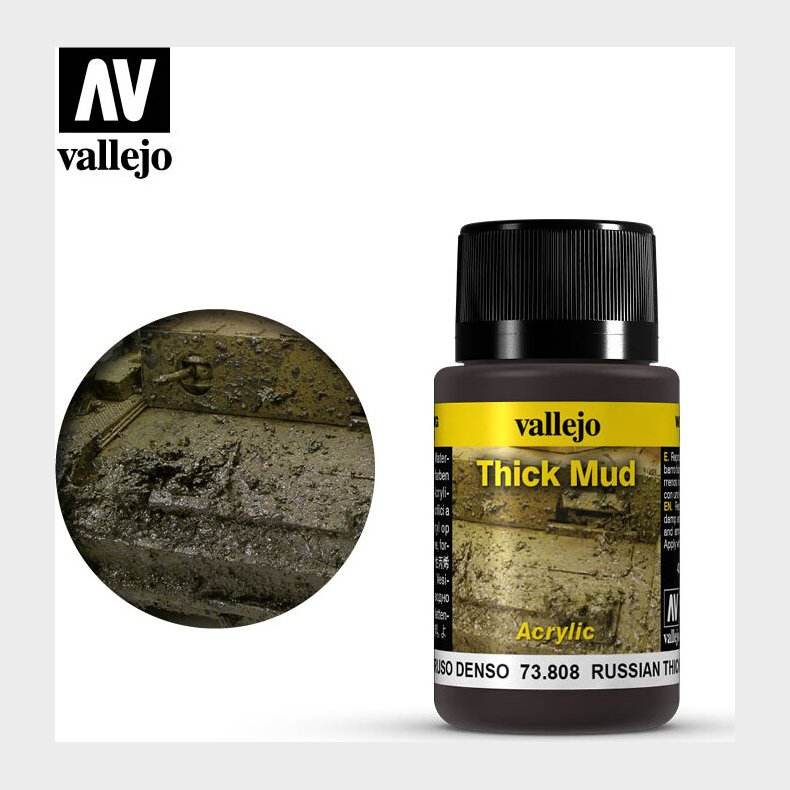 Vallejo - Thick Mud Acrylic Medium - Russian 40 Ml