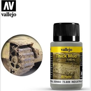 Vallejo - Thick Mud - Light Brown 40 Ml