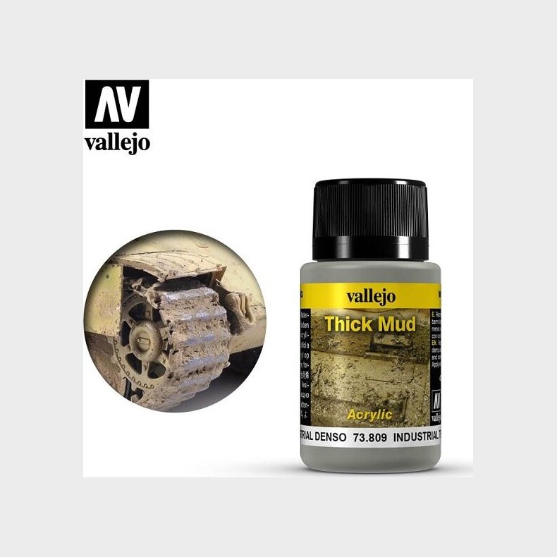 Vallejo - Thick Mud - Light Brown 40 Ml