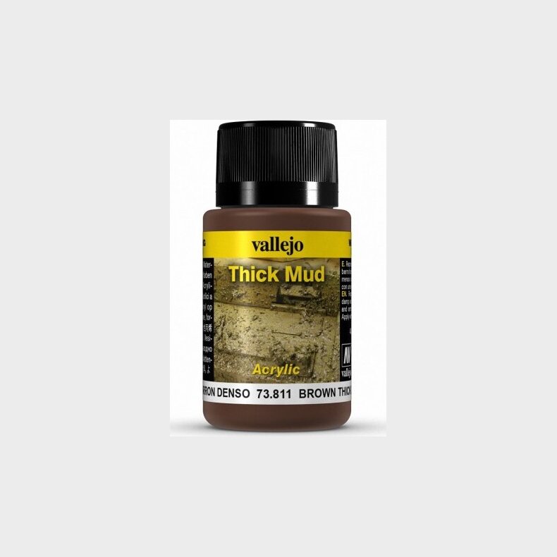 Vallejo - Thick Mud - Brown 40 Ml