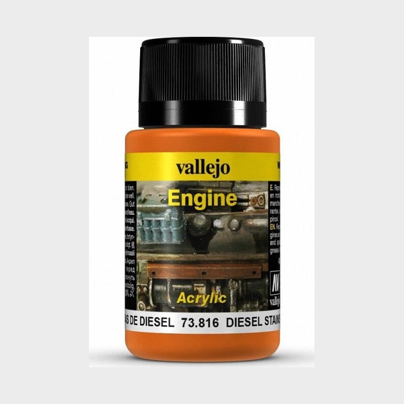 Vallejo - Engine Effects - Diesel Stains 40 Ml