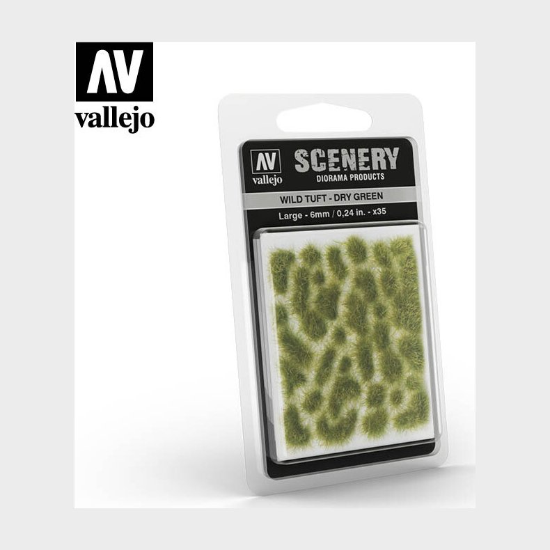 Vallejo - Scenery - Wild Tuft - Dry Green 12 Mm - Sc424