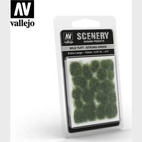 Vallejo - Scenery - Wild Tuft - Strong Green 12 Mm - Sc427
